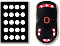 X-Raypad Jade Speed Mouse Skates, Offers Excelent Wear Resistance, Speed & Control Abrasion Resistance, Curved Edge, Move More smoothly, Suitable for Cloth Mouse Pads & Glassmouse Pads (Jade)