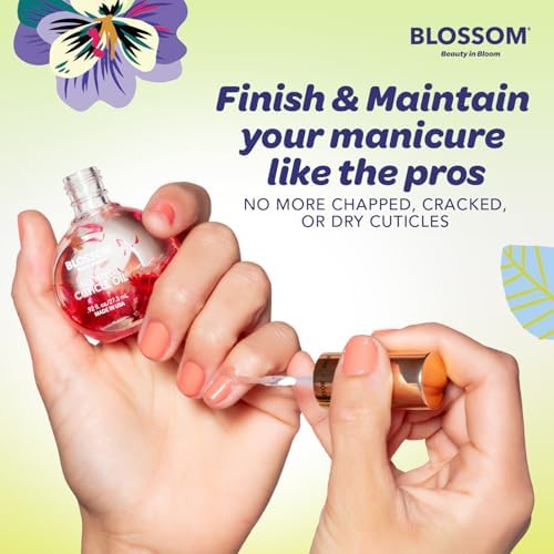 Blossom Cuticle Oil for Nails, Infused with Real Flowers, Kiwi, 0.92 fl. oz - Image 5