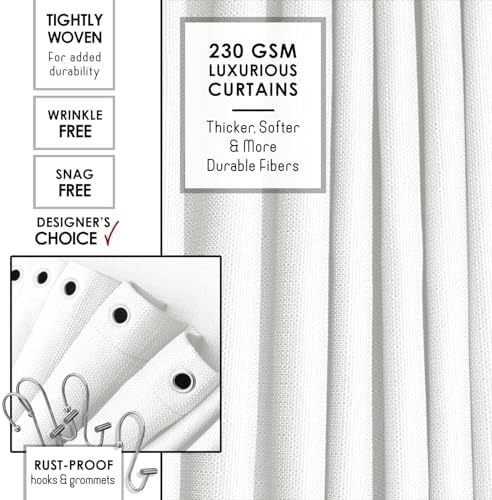 Clara Clark White Bathroom Set - Bathroom Sets with Shower Curtain and Rugs, 21PC Bathroom Accessory Set, Shower Curtain Set with Soap Dispenser & Toothbrush Holder - Image 4