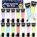 14Pcs Cuticle Oil Pen Set -Nail Nutrition Care with Jojoba &Vitamin E (5ml) by Unknown