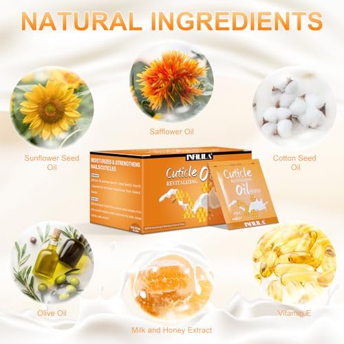 NXJ INFILILA 100PCS Cuticle Oil for Nails,Mini Cuticle Oil Bulk for Travel - Image 4