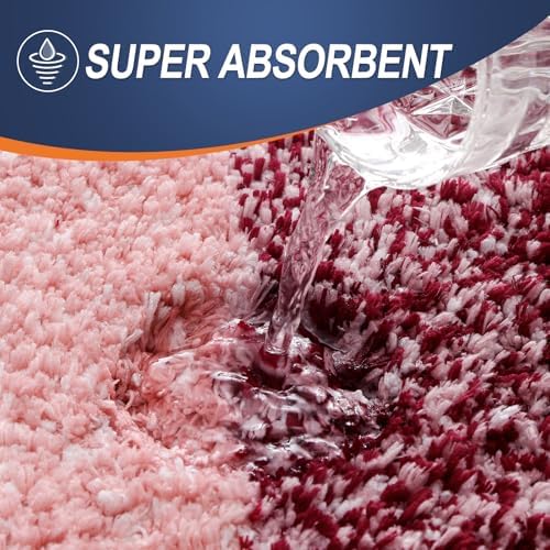 OLANLY Bathroom Runner Rug 47x24, Extra Soft Absorbent Microfiber Bath Rugs - Image 3
