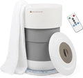 Flyisland Towel Warmers 21L, Towels Warmer Bucket for Bathroom with Timer, Towel Heater,Auto Shut Off,White Elephant Gifts