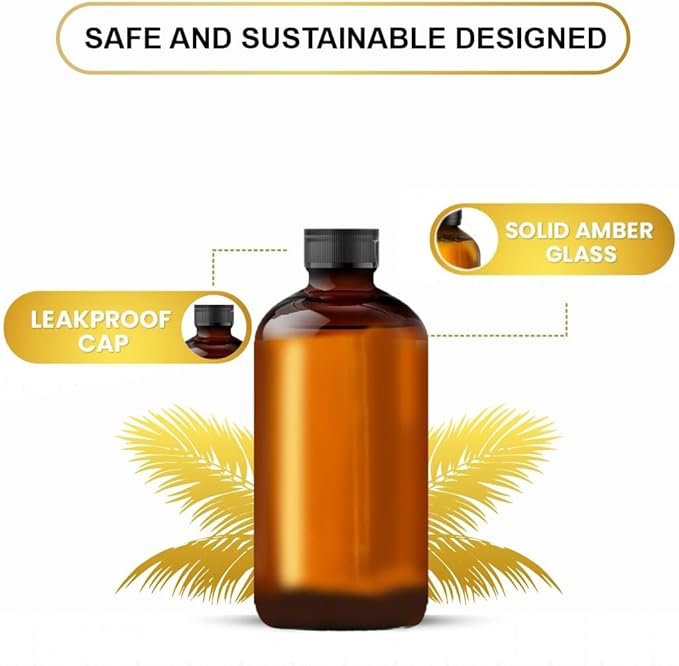 Organic Citronella Essential Oil 50 Ml | USDA Certified Organic Citronella Oil | for Diffuser | for Body and Skin | Steam Distilled | Therapeutic Grade | 1.7 fl oz