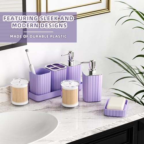 XLHOMO Bathroom Accessory Set - Bathroom Sets with Shower Curtain and Rugs - Image 4