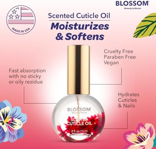Blossom Cuticle Oil for Nails, Moisturizing, Amazon Exclusive, 0.5 fl. oz - Image 6