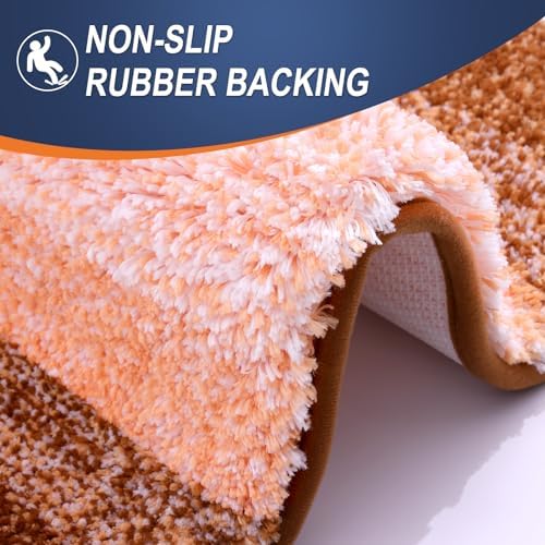 OLANLY Bathroom Runner Rug 59x20, Extra Soft Absorbent Microfiber Bath Rugs - Image 4
