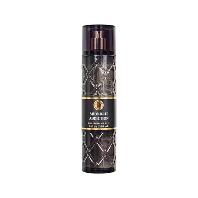 Bath and Body Works Midnight Addiction Fine Body Fragrance Mist 8 Fluid Ounce (Midnight Addiction)