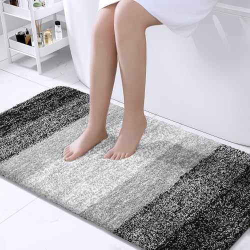 OLANLY Bathroom Runner Rug 47x24, Extra Soft Absorbent Microfiber Bath Rugs by OLANLY