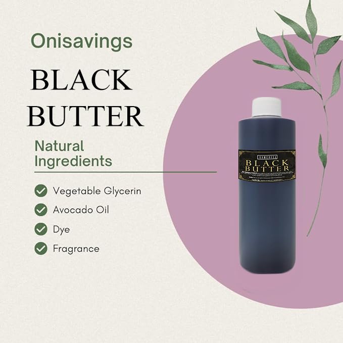 Perfume Black Butter Body Oil Scented Fragrance - Black Butter Oil Fragrance for Men and Women - Body Long Lasting Perfume - Scented Body Oil - 1 Oz (Pack of 1)