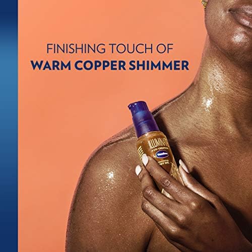 Vaseline Illuminate Me Shimmering Body Oil 3, Travel-Friendly 2-Pack – Glow Up Essentials for Melanin-Rich Skin, 3.3 Oz Ea - Image 3