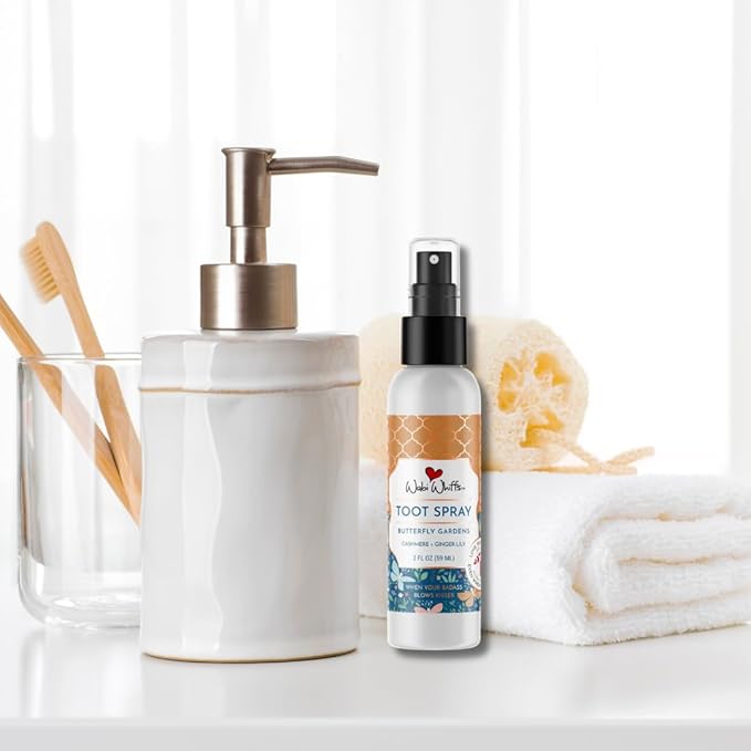 Wabi Whiffs Room and Bathroom Toot Sprays (Butterfly Gardens)