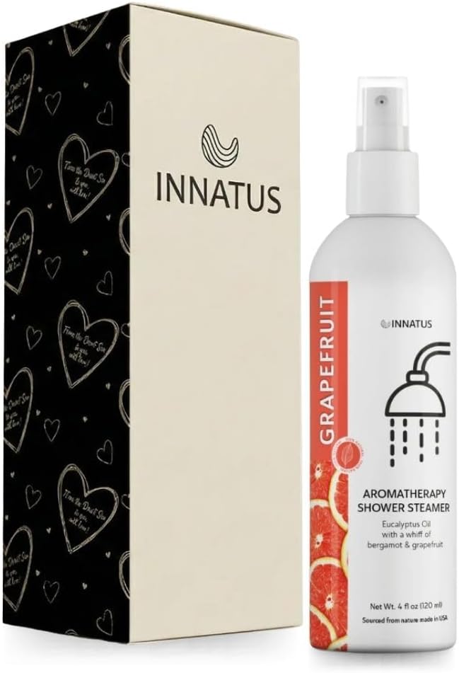 Soothing Shower Spray – 4oz Aromatherapy Shower Steamer Mist for a Spa-Like Experience – Relieves Stress & Elevates Your Shower – All-Natural Essential Oils (Grapefruit)