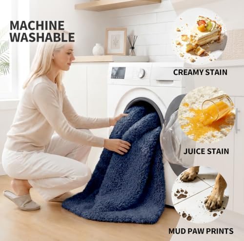 ILANGO Bathroom Rugs 48" × 24", Extra Soft Absorbent Microfiber Bath Rugs - Image 3
