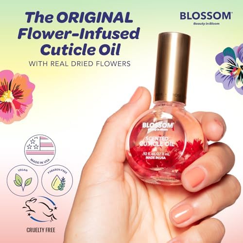 Blossom Cuticle Oil for Nails, Scented Nail Oil Cuticle Care, 0.92 fl. oz - Image 3