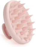 Meartchy Silicone Scalp Massager, Scalp Scrubber for Hair Growth with Soft Bristles, Scalp Exfoliator Brush Dandruff Removal Shampoo Brush for Wet Dry Scalp Care (Light Pink)