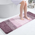 OLANLY Bathroom Runner Rug 47x17, Extra Soft Absorbent Microfiber Bath Rugs by OLANLY