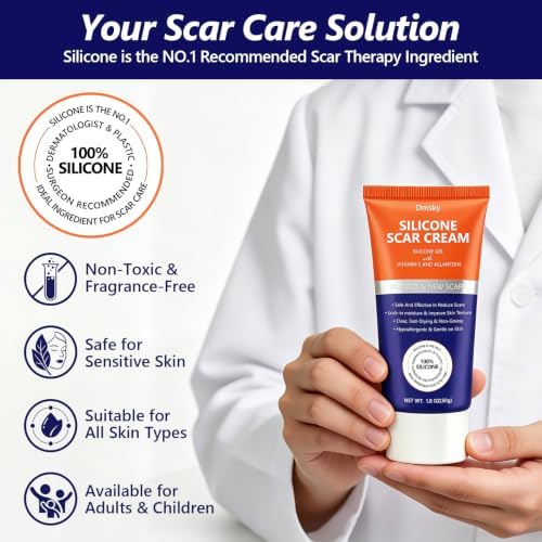 2Pcs Scar Cream,Advanced Silicone Scar Gel for Old & New Scars,100g(3.6OZ) - Image 2