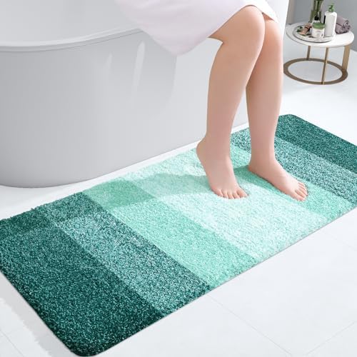OLANLY Bathroom Runner Rug 44x20, Extra Soft Absorbent Microfiber Bath Rugs by OLANLY
