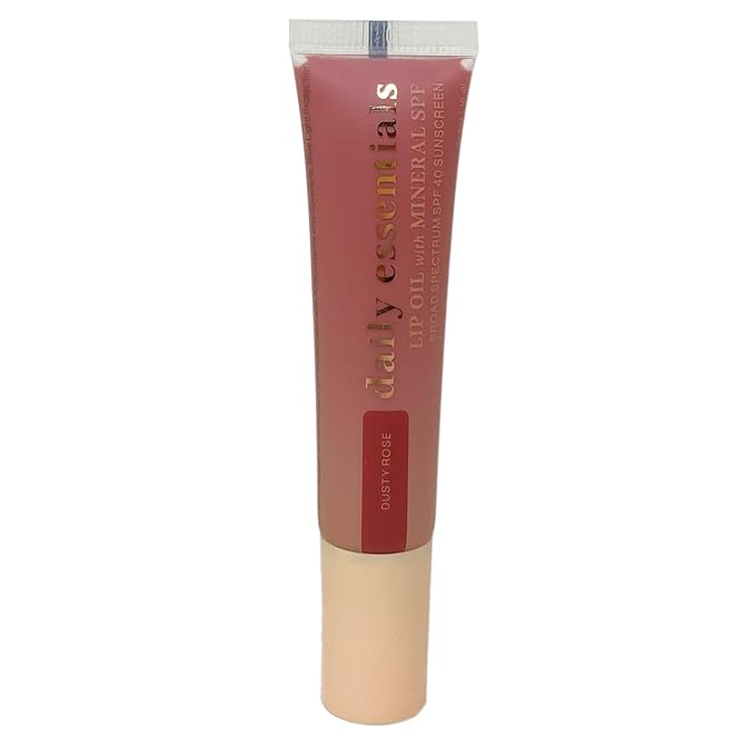 Bath & Body Works Lip Duo - Lovely Lilac Lip Glossies and Dusty Rose Lip Oil - with a Natural Oats Sample Soap