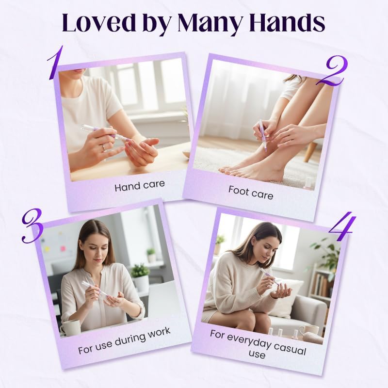 2-in-1 Cuticle Pusher & Oil Pen, 2026 New Cuticle Oil Pusher Pen, Portable Nail Care Pen Instant Cuticle Remover Tools for Dry Nails Hangnails Moisturizes Brightens (2 PCS) - Image 6