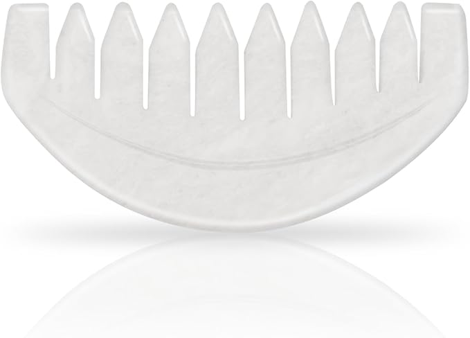Gua Sha Comb, Natural Guasha Stone Jade, Head Scalp Caring Massage Comb, Body Gua Sha Scraping Massage Tool, Gua Sha Therapy Hair Growth Scalp Stimulator for Brain Meridian Massager