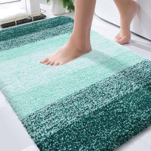 OLANLY Bathroom Rugs Mat 34x21, Extra Soft Absorbent Microfiber Bath Rugs by OLANLY