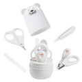 Baby Nail Clippers Set with Cute Case, Infant Fingernail and Toenail File Kit for Newborn Manicure and Pedicure, New Mom Grooming Gift