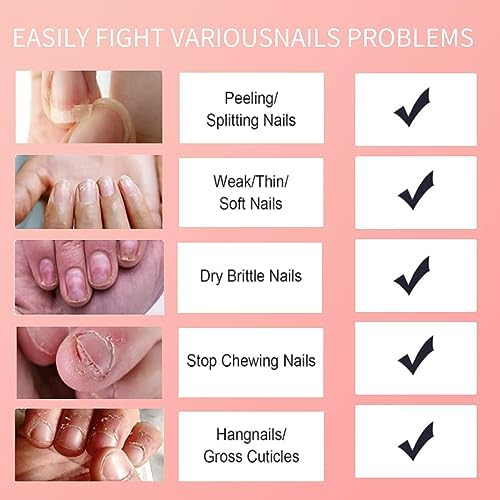 Cuticle Oil, Nail Growth Oil Natural Blend of Jojoba, Vitamin E Nail Cuticle Oil for Repairs Cuticles Overnight Moisturizes and Strengthens Nails Cuticles 2 x 0.92 oz Orange & Rose - Image 2