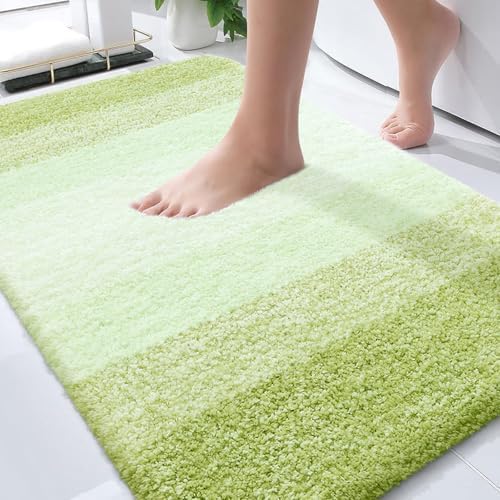 OLANLY Bathroom Rugs Mat 30x20, Extra Soft Absorbent Microfiber Bath Rugs by OLANLY