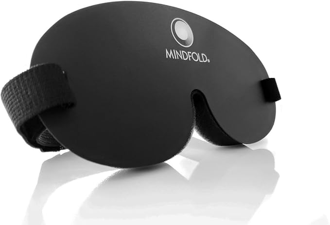 MindFold Sleep Relaxation Heal Headaches Travel Sports Training Total Darkness Mask