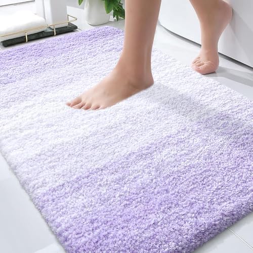 OLANLY Bathroom Rugs Mat 30x20, Extra Soft Absorbent Microfiber Bath Rugs by OLANLY