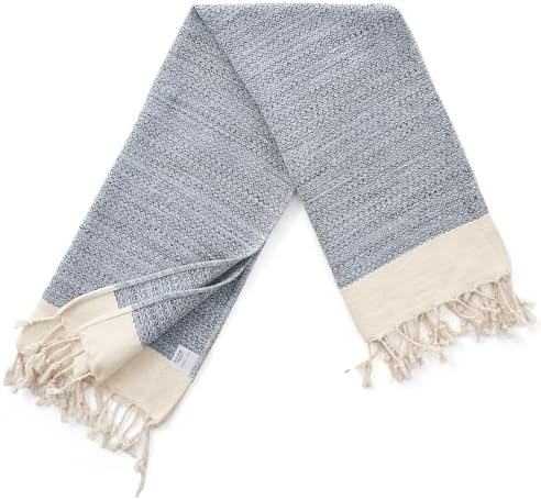 BAY LAUREL Turkish Hand Towel – Pack of 2 | Soft & Absorbent Decorative Towels for Bathroom, Hand, Face, Hair, Gym, Yoga, SPA, Kitchen & Tea | Boho Decor (Light Blue, Diamond 15x26 Inches (Set of 2) - Image 3