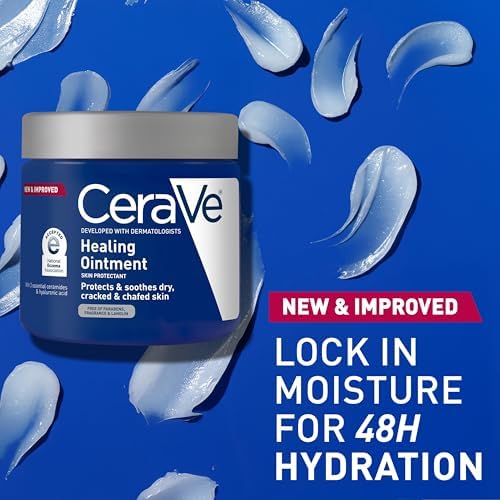 CeraVe Healing Ointment, Hyaluronic Acid Skin Protectant for Dry Skin, 12oz - Image 6