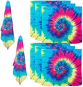 Face Towels Rainbow Tie Dye Hand Towels Wash Cloths Soft Washcloths Bath Cloths Highly Absorbent Fast Drying Machine Washable for Bathroom Kitchen Spa Gym Hotel Travel 12x11 Inch Pack of 6 by Unknown