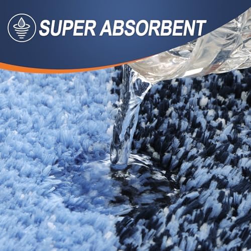 OLANLY Bathroom Runner Rug 59x20, Extra Soft Absorbent Microfiber Bath Rugs - Image 3