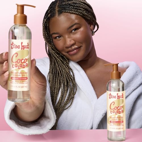 Tree Hut Coco Colada Moisturizing Shave Oil, Gel-to-Oil Formula, Ultra Hydrating Barrier for a Close, Smooth Shave, For All Skin Types, 7.7 fl oz,(Pack of 2) - Image 3