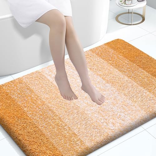 OLANLY Large Bathroom Rugs 44x32, Extra Soft Absorbent Microfiber Bath Rugs by OLANLY