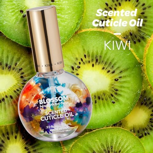 Blossom Cuticle Oil for Nails, Infused with Real Flowers, Kiwi, 0.92 fl. oz - Image 2