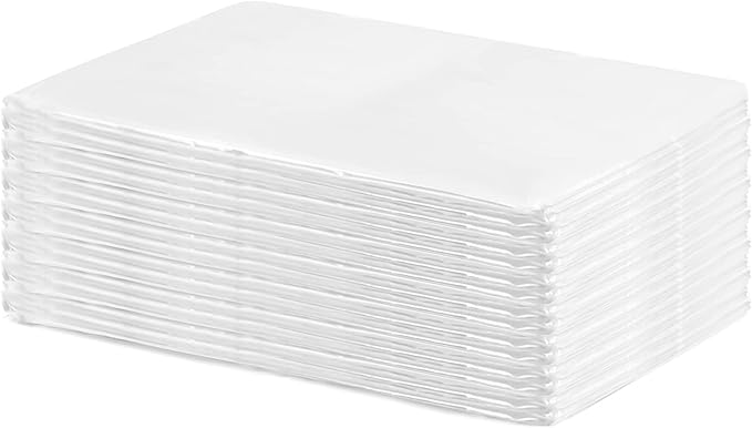 Okllen 100 Pack Disposable Plastic Sheeting for Body Wrap, Sauna Bag Liner Used Sized 83"x43", PE Bag Inside a Far Infrared Sauna Blanket for Home Bathtub, SPA, Beauty Salon, Open on the Side
