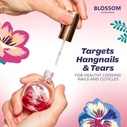 Blossom Cuticle Oil for Nails, Infused with Real Flowers, Rose, 0.92 fl. oz - Image 4