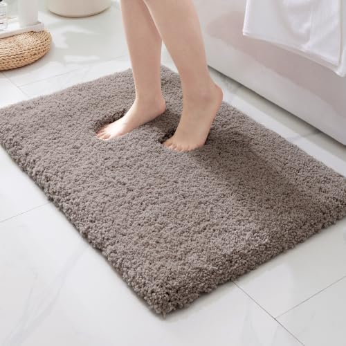 ILANGO Bathroom Rugs 36" × 24", Extra Soft Absorbent Microfiber Bath Rugs by ILANGO