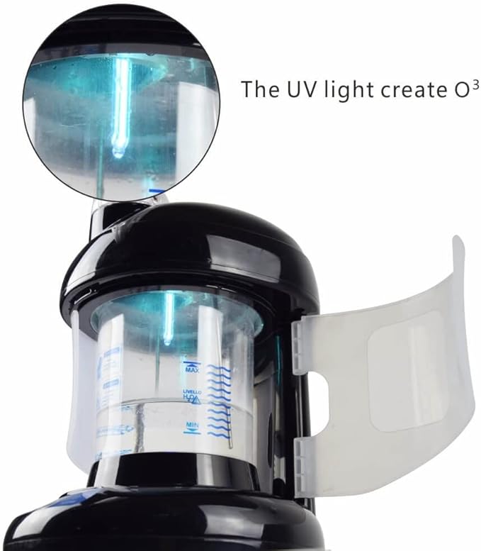 Hair Steamer Kingsteam 2 in 1 Ozone Facial Steamer, Design for Personal Care Use at Home or Salon Barber
