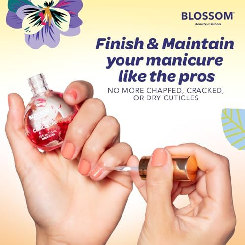 Blossom Cuticle Oil for Nails, Moisturizing, Almond Biscotti, 0.5 fl. oz - Image 5