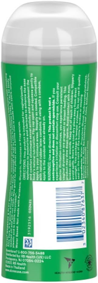 Durex Massage & Play 2 in 1 Lubricant, 6.76 oz., Soothing Touch with Aloe Vera
