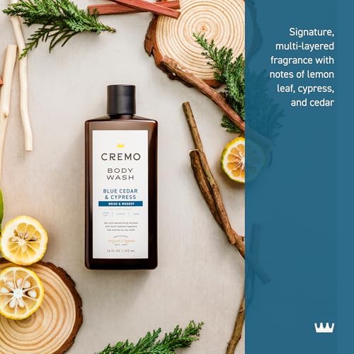 Cremo Body Wash for Men, Rich-Lathering Cypress and Cedar, 16 Fl Oz (Pack of 12) - Image 2