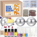 JUYRLE Bath Bomb Making Kit- DIY Bath Bomb Kit for Women, Make Your Own Bath Bombs, Bath Bomb Craft Kits with Bath Bomb Molds, Soap Making Kits, Bath Bomb Making Supplies Gifts for Girls Women by JUYRLEPartyDecorations