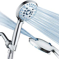 AquaCare 8-mode High Pressure Handheld Shower Head with 2-mode Power Wash by HotelSpa