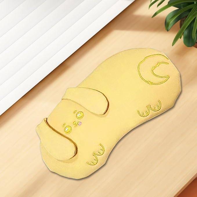 PERFECTSIGHT Cute Sleep Eye Masks (Yellow Puppy)