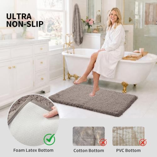 ILANGO Bathroom Rugs 48" × 24", Extra Soft Absorbent Microfiber Bath Rugs - Image 6